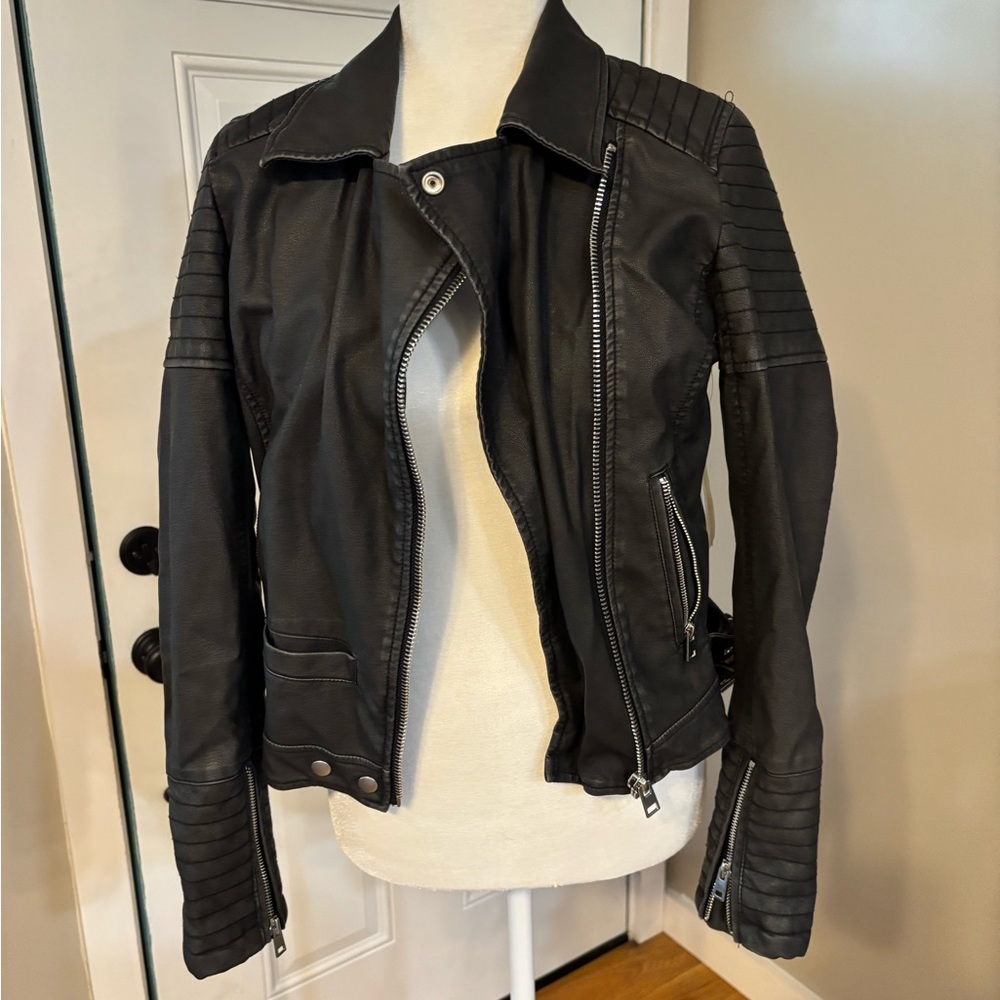 Altar'd State Black Leather Jacket